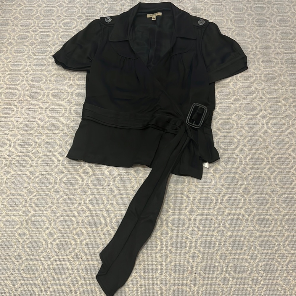Burberry blouse.